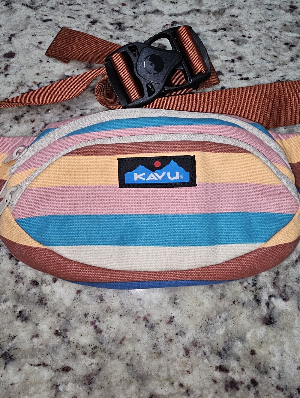 Kavu Southwestern Stripe Fanny Pack